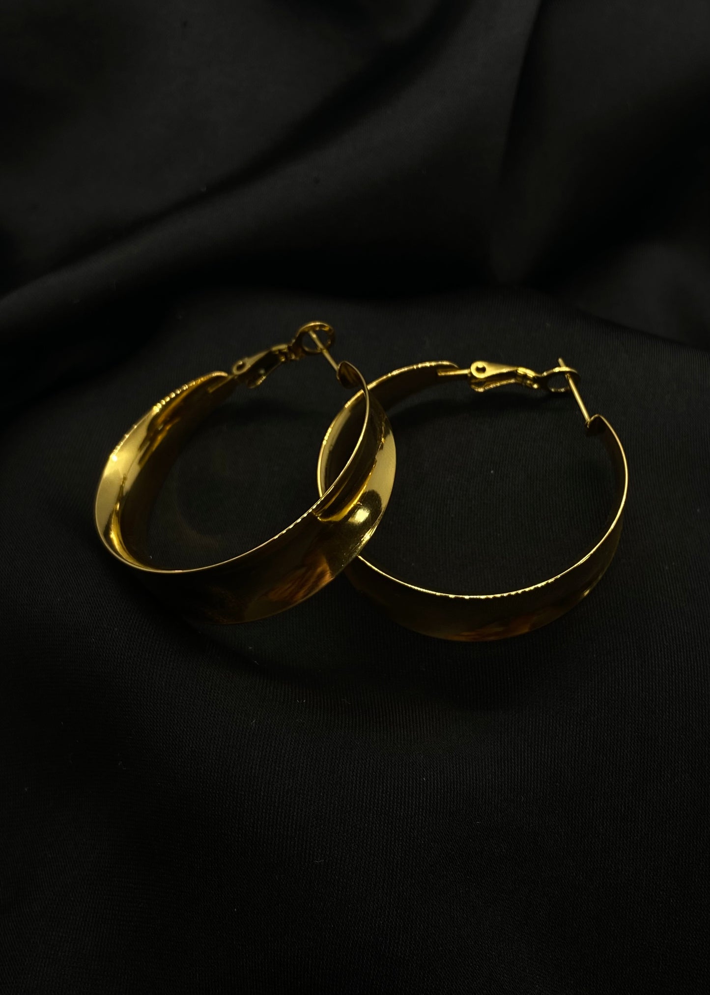Boucle d’Oreilles Créoles Dorées