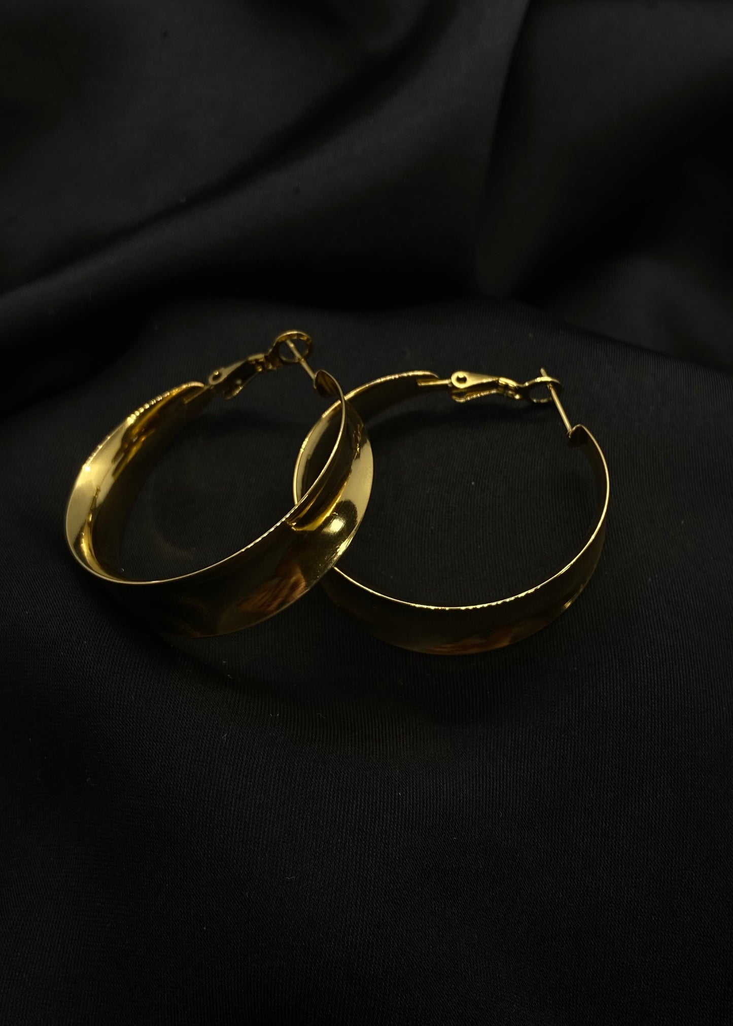 Boucle d’Oreilles Créoles Dorées